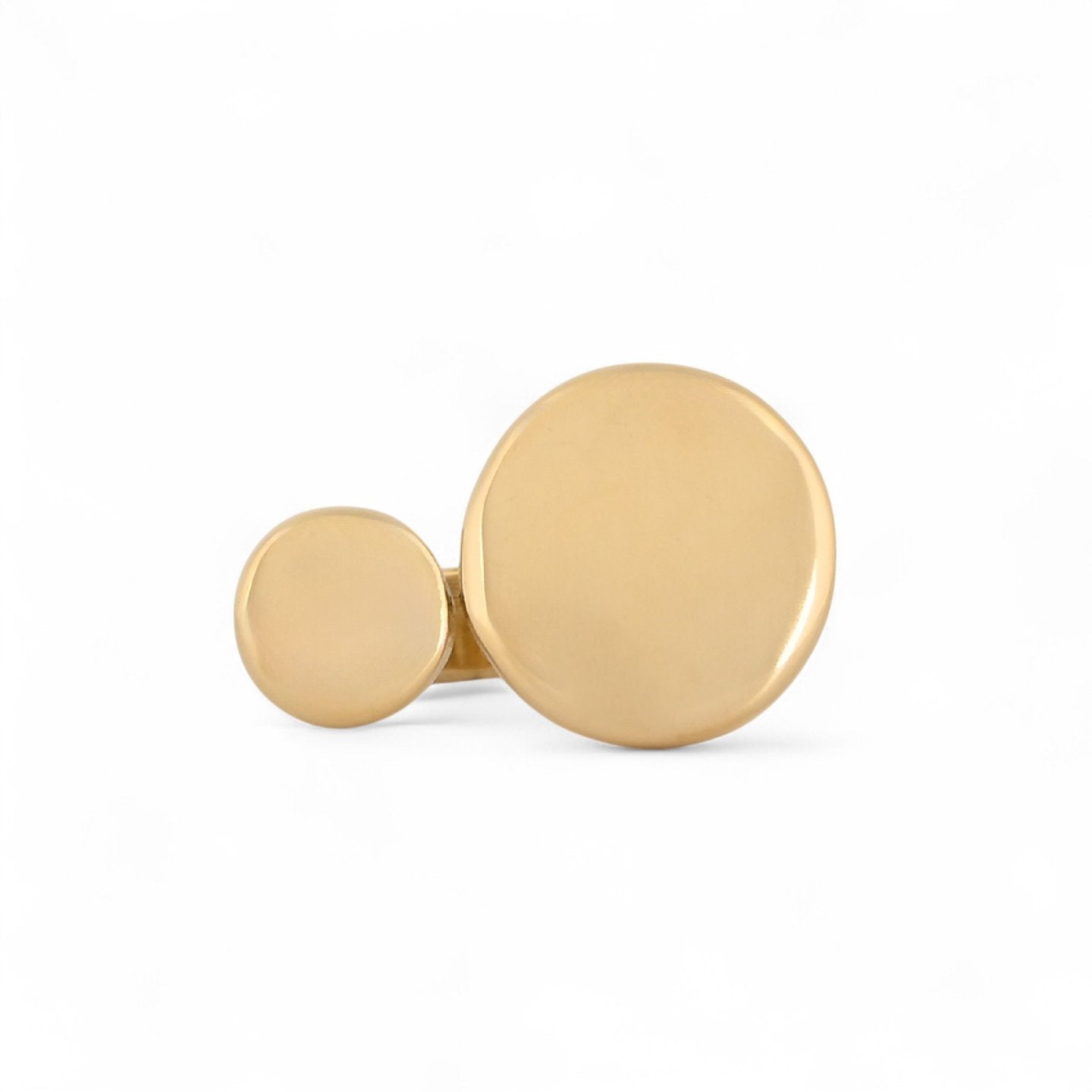 Anel em aço inoxidável estilo básico