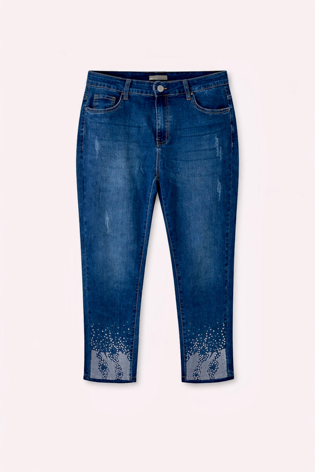 Calça Jeans com Strauss