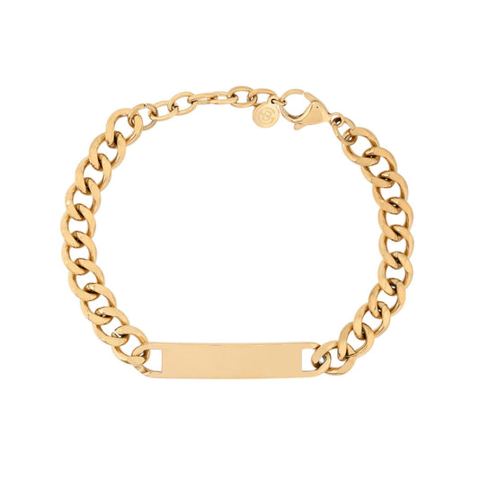 Pulseira Masculina Corrente Dourada