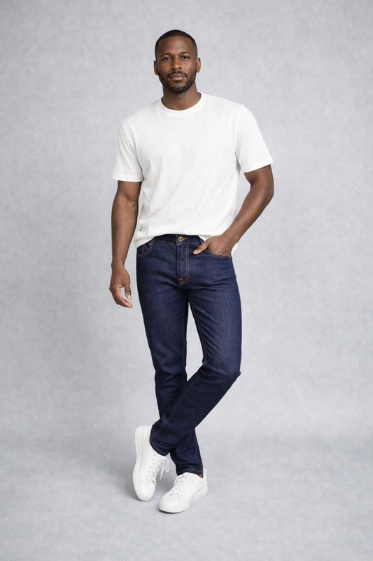 Calça Jeans Masculina Azul Escuro