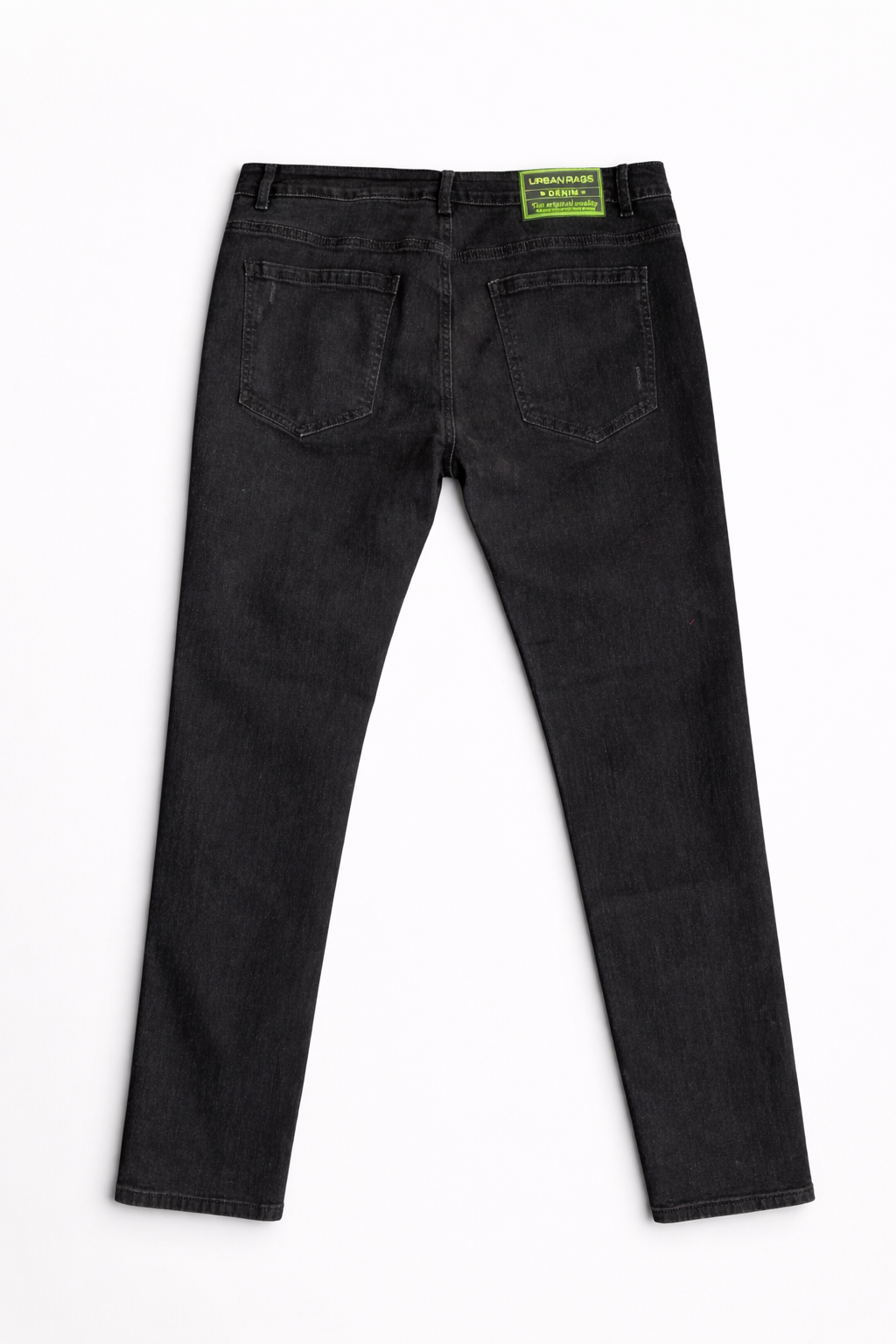 Calça Jeans Masculina Preta Rasgada