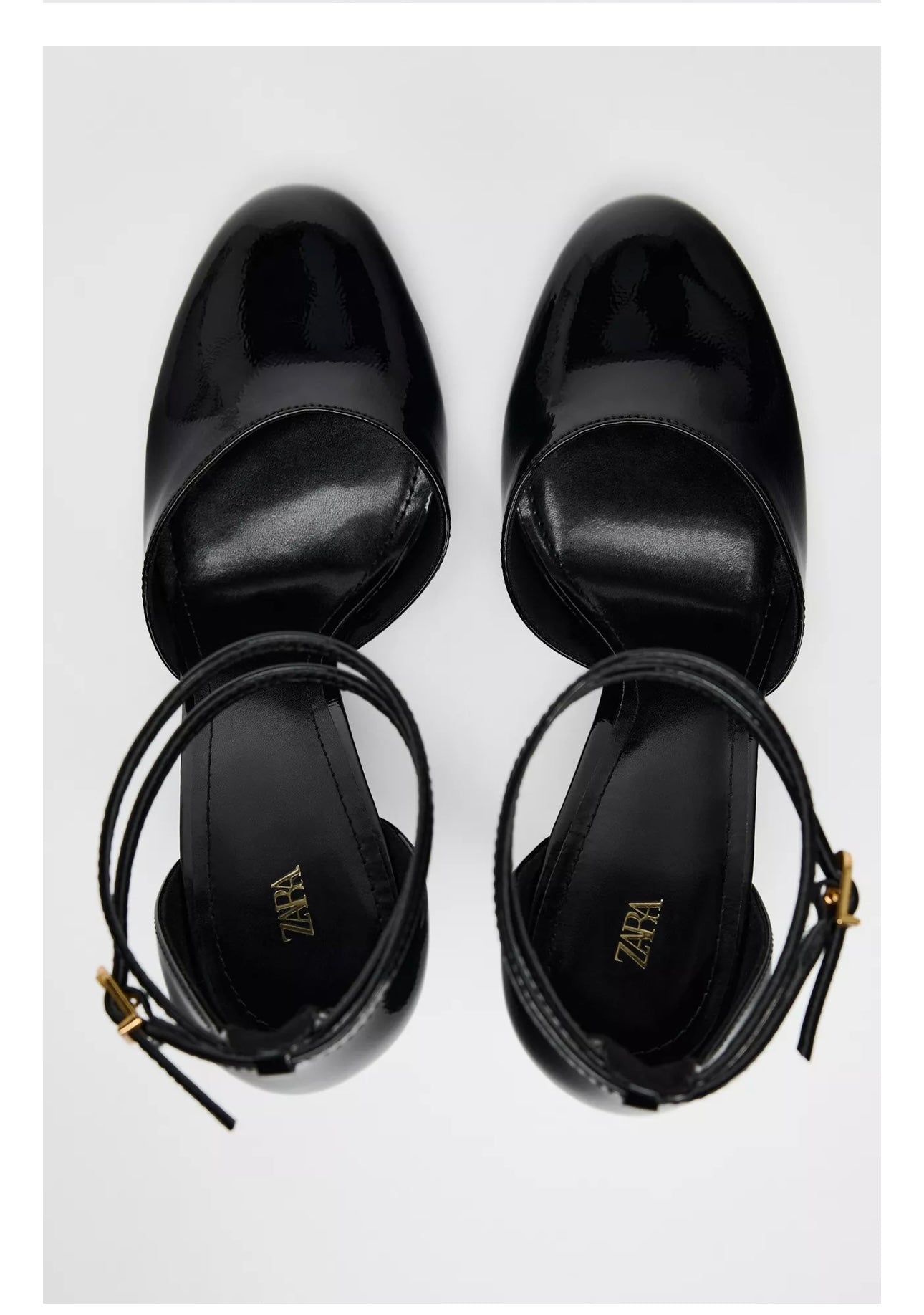 salto alto envernizado - Zara