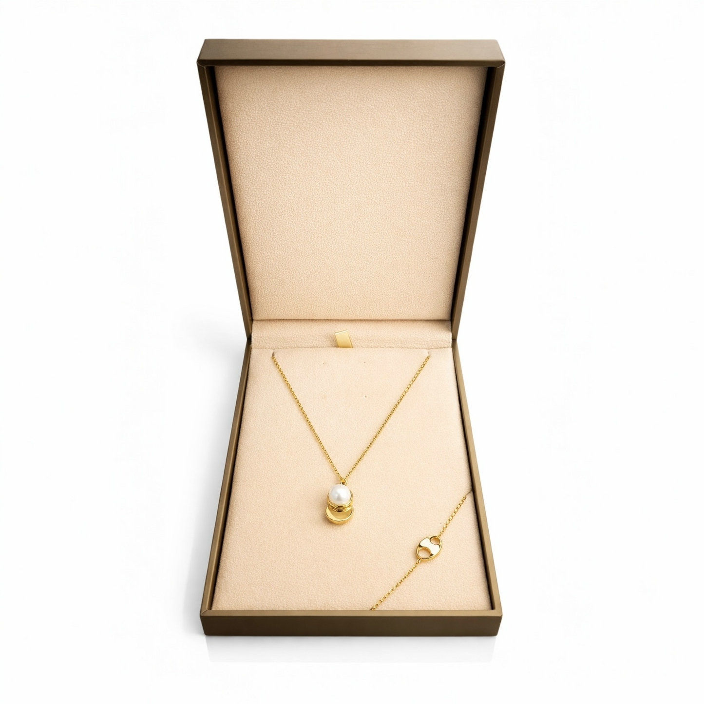 Conjunto Colar e Pulseira Aço Inoxidável GB Portugal