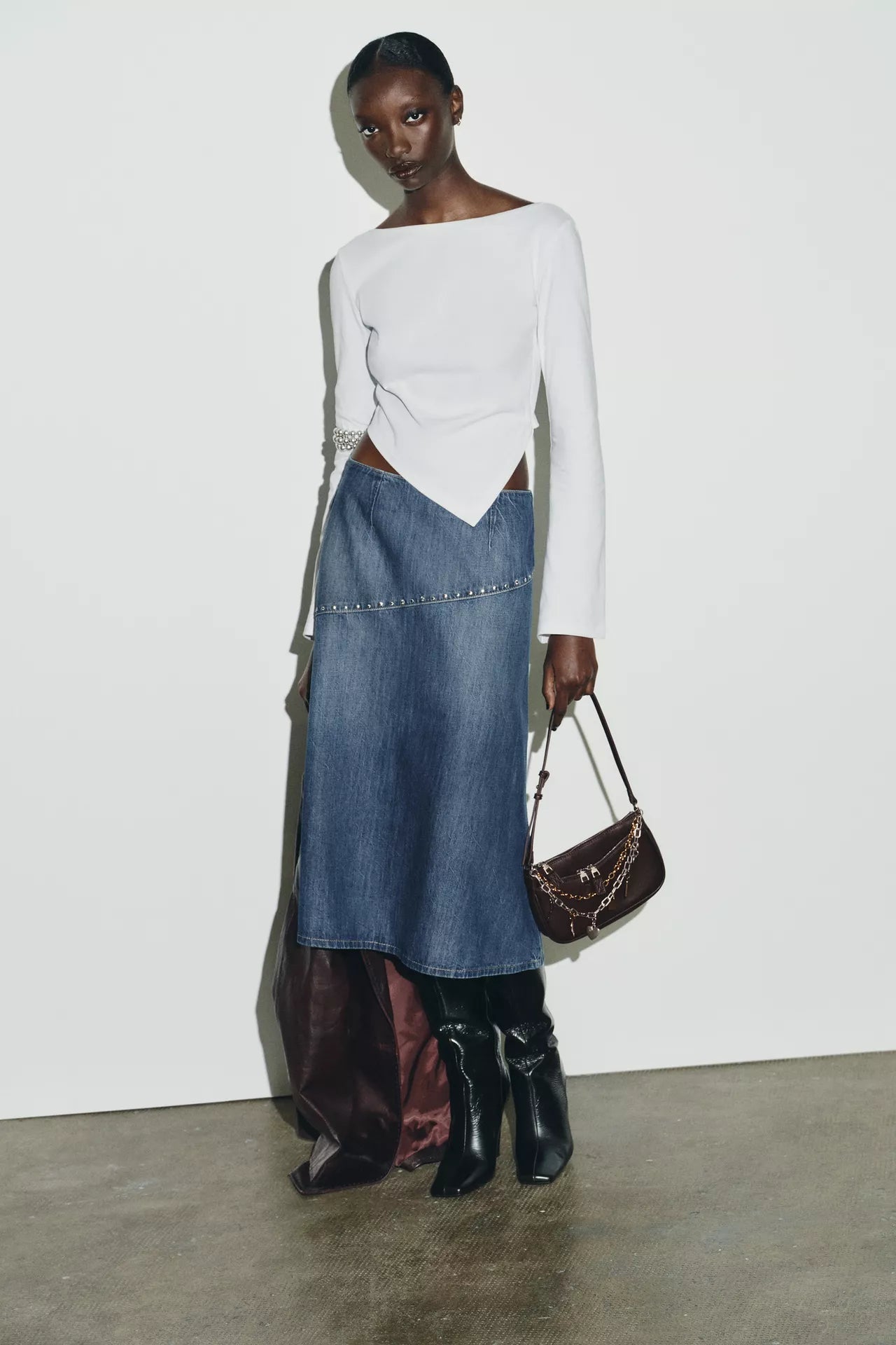 Bolsa mini com detalhe charme - Zara