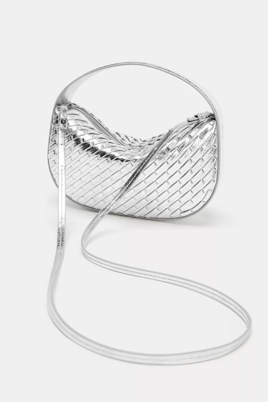 Mala de mão com enfeito entrençado-Zara Portugal