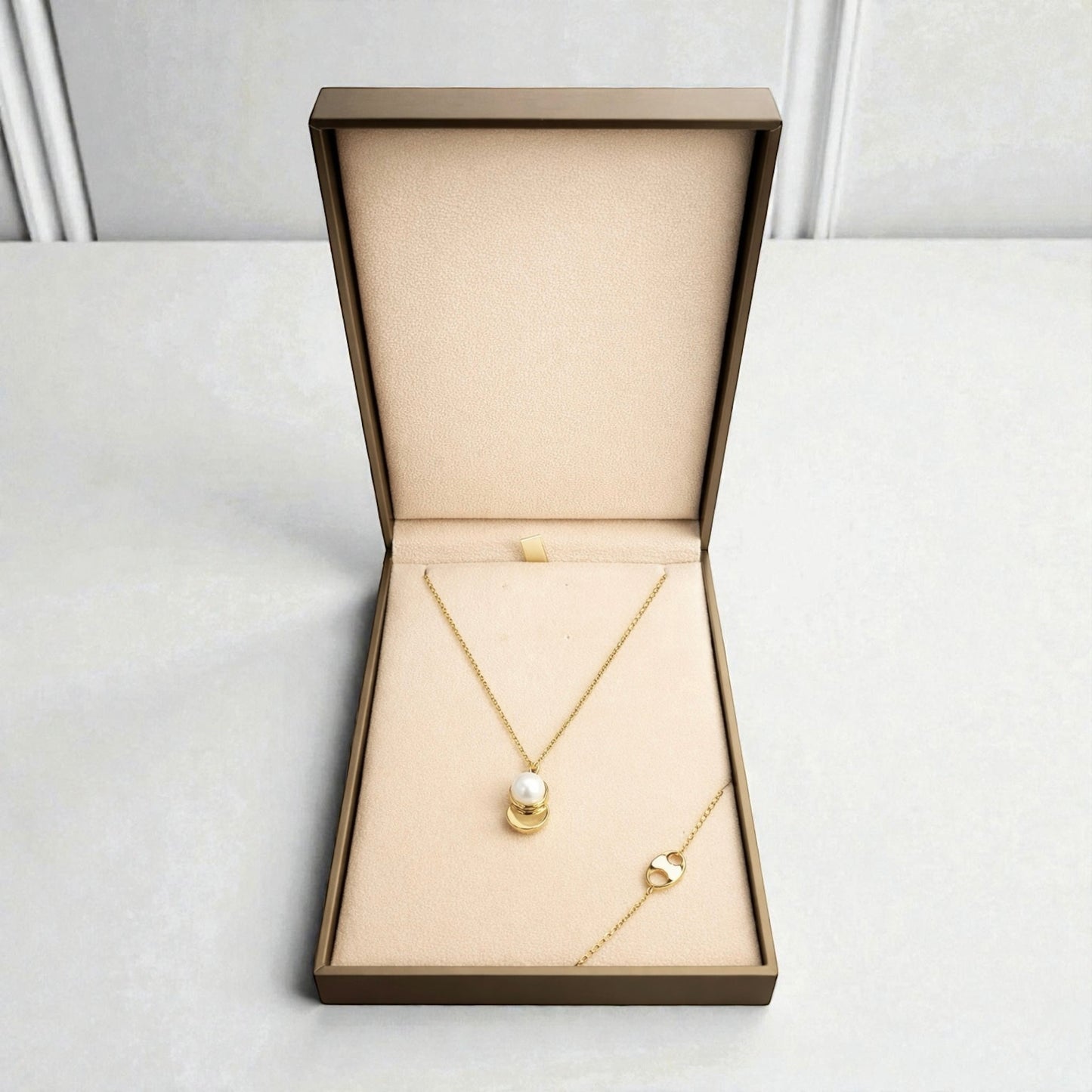 Conjunto Colar e Pulseira Aço Inoxidável GB Portugal