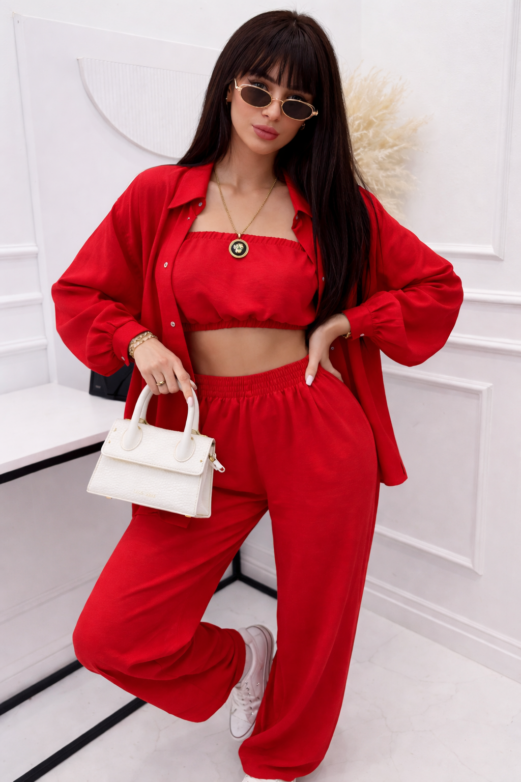 Conjunto 3 Peças Vermelho