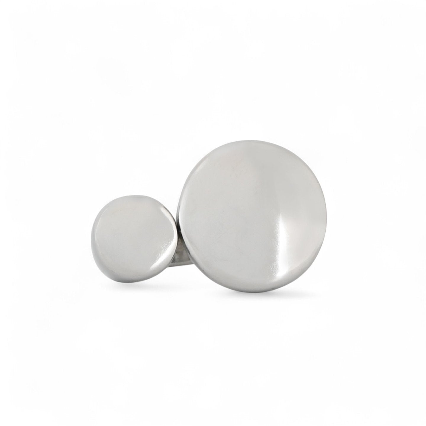 Anel em aço inoxidável estilo básico