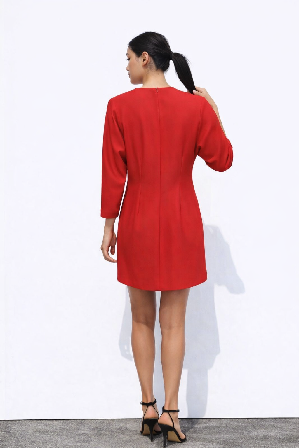 Mini crepe dress - ZARA