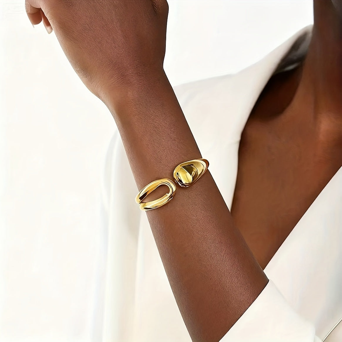 Bracelete Ajustável Aço